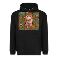 Black baby pig Heavyweight Hoodie - RanaPortraitStore