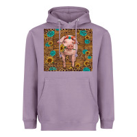 Lavender baby pig Heavyweight Hoodie - RanaPortraitStore