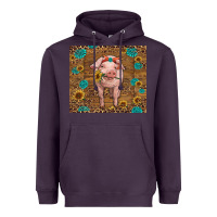 Plum baby pig Heavyweight Hoodie - RanaPortraitStore
