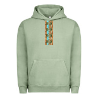 Pigment Oil Green dinosaur brontosaurus pen wrap Urban Hoodie - Artiststas