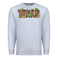Heather Grey texas Premium Sweatshirt - Zillion Design Studio
