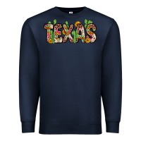 Navy texas Premium Sweatshirt - Zillion Design Studio