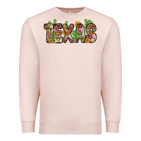 Pale Pink texas Premium Sweatshirt - Zillion Design Studio