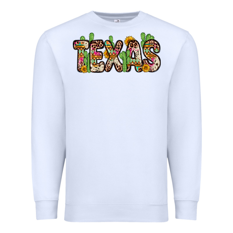 Texas Premium Sweatshirt by Zillion Design Studio | Teevron