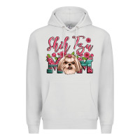Dove Grey love shih tzus Premium Hoodie - JahusDesignShop
