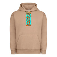 Pigment Burro dinosaur brontosaurus pen wrap Urban Hoodie - Artiststas