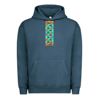 Pigment Midnight Navy dinosaur brontosaurus pen wrap Urban Hoodie - Artiststas