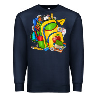Navy school bag Premium Sweatshirt - texasbilliewilder