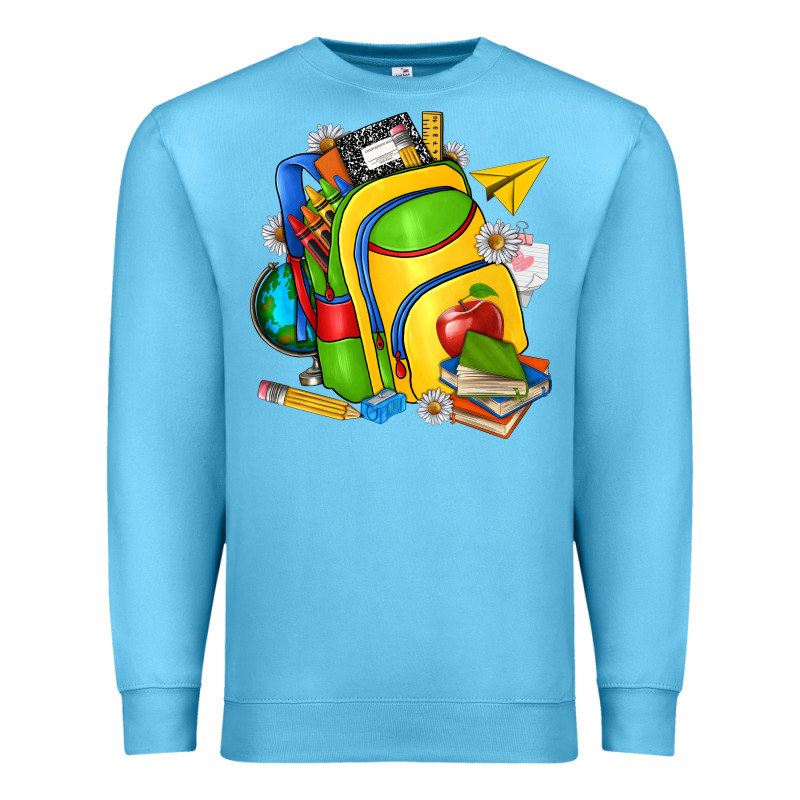 School Bag Premium Sweatshirt by texasbilliewilder | Teevron