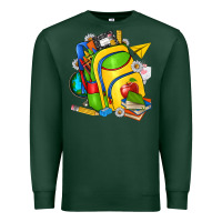 Sports Green school bag Premium Sweatshirt - texasbilliewilder