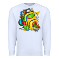 White school bag Premium Sweatshirt - texasbilliewilder