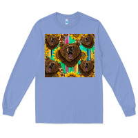 Colony Blue bear tumbler Long Sleeve Tee - BarkalooDesign