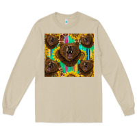 Mushroom bear tumbler Long Sleeve Tee - BarkalooDesign