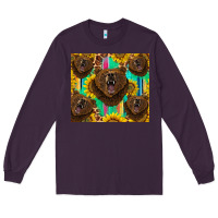 Plum bear tumbler Long Sleeve Tee - BarkalooDesign