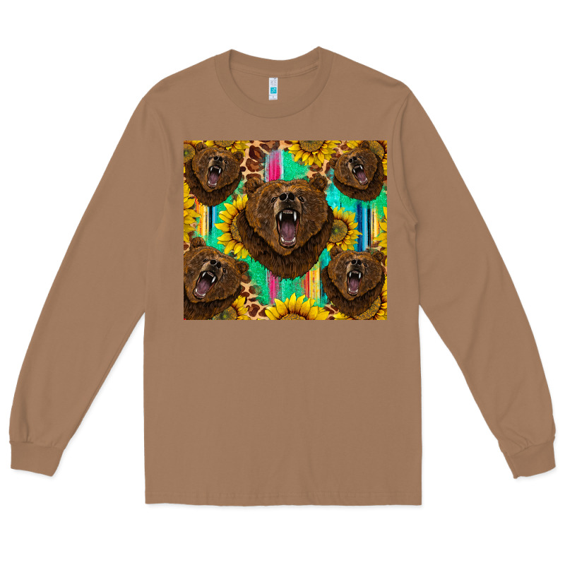 Bear Tumbler Long Sleeve Tee by BarkalooDesign | Teevron