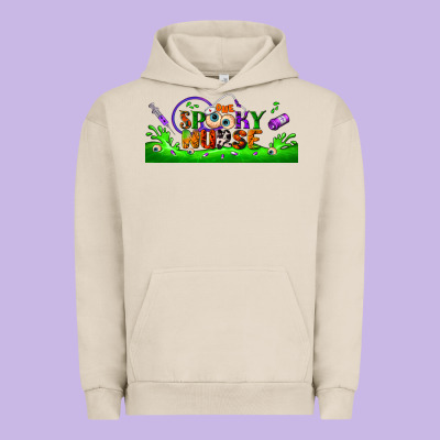 One Spooky Nurse Libbey Glass Urban Hoodie Designed By Bundleandbundleshop