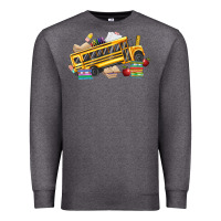 Charcoal Heather school bus driver Premium Sweatshirt - texasbilliewilder