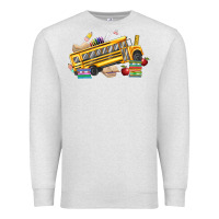 Oatmeal Heather school bus driver Premium Sweatshirt - texasbilliewilder