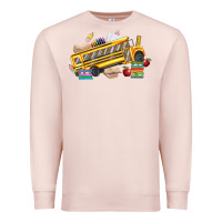 Pale Pink school bus driver Premium Sweatshirt - texasbilliewilder