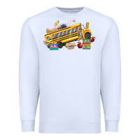 White school bus driver Premium Sweatshirt - texasbilliewilder