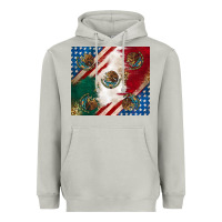 Moon Dust American with mexican flag Heavyweight Hoodie - RanaPortraitStore