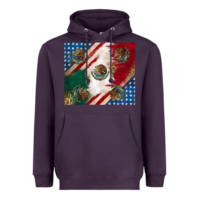 American With Mexican Flag Heavyweight Hoodie by RanaPortraitStore | Teevron