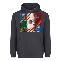 Smoke American with mexican flag Heavyweight Hoodie - RanaPortraitStore