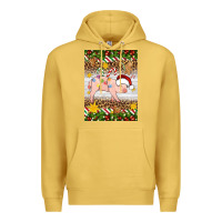 Antique Gold christmas pig Premium Hoodie - Artiststas