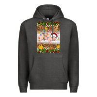 Charcoal Heather christmas pig Premium Hoodie - Artiststas