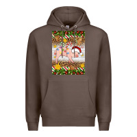 Coffee christmas pig Premium Hoodie - Artiststas