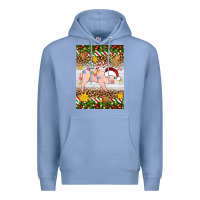 Colony Blue christmas pig Premium Hoodie - Artiststas