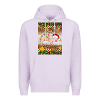 Lilac christmas pig Premium Hoodie - Artiststas