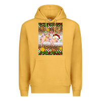 Mustard christmas pig Premium Hoodie - Artiststas
