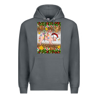 Rock christmas pig Premium Hoodie - Artiststas