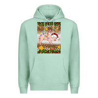 Seafoam christmas pig Premium Hoodie - Artiststas