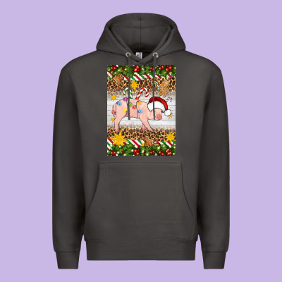 Christmas Pig Premium Hoodie Designed By Artiststas