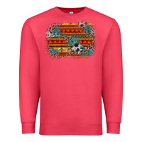 Cardinal leopard aztec background Premium Sweatshirt - Zillion Design Studio