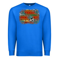 True Royal leopard aztec background Premium Sweatshirt - Zillion Design Studio