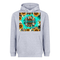 Heather Grey blessed sunflowers Heavyweight Hoodie - RanaPortraitStore