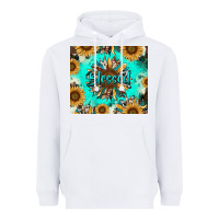White blessed sunflowers Heavyweight Hoodie - RanaPortraitStore