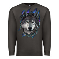 Smoke wolf scratch mark Premium Sweatshirt - RanaPortraitStore