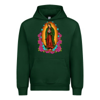 Forest Green our lady of guadalupe Urban Hoodie - JahusDesignShop