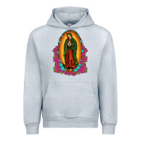 Heather Grey our lady of guadalupe Urban Hoodie - JahusDesignShop