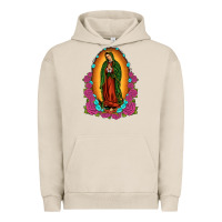 Pigment French Oak our lady of guadalupe Urban Hoodie - JahusDesignShop