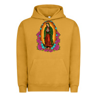 Pigment Peanut Butter our lady of guadalupe Urban Hoodie - JahusDesignShop