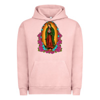 Pigment Salmon our lady of guadalupe Urban Hoodie - JahusDesignShop