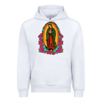 White our lady of guadalupe Urban Hoodie - JahusDesignShop
