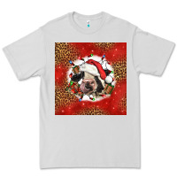Dove Grey christmas cow Premium Tee - LillyAllenDesigns