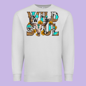 Wild Soul Premium Sweatshirt Designed By Zillion Design Studio