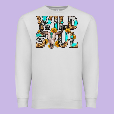 Wild Soul Premium Sweatshirt Designed By Zillion Design Studio